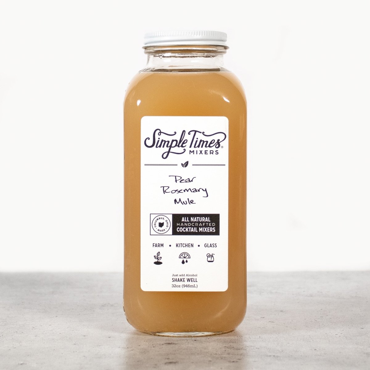 Cocktail Mixers - Alcohol Mixers - Simple Times Mixers - Pear Rosemary Mule