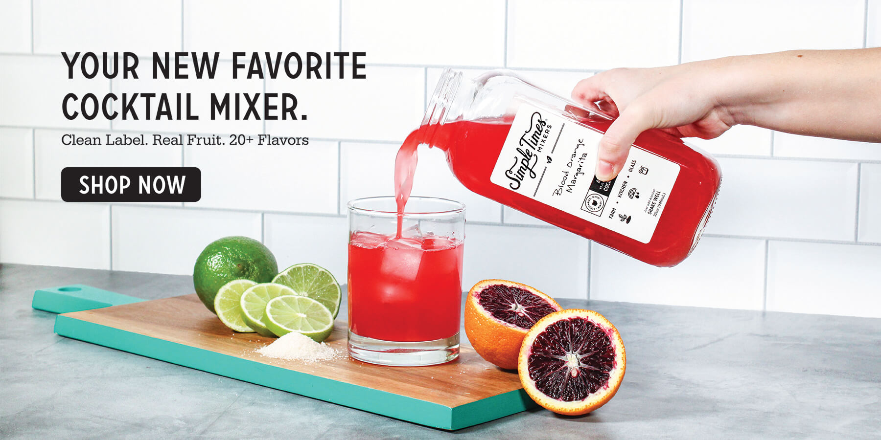 Your new favorite cocktail mixer. Clean label. Real fruit. 20+ flavors. Shop Now. 