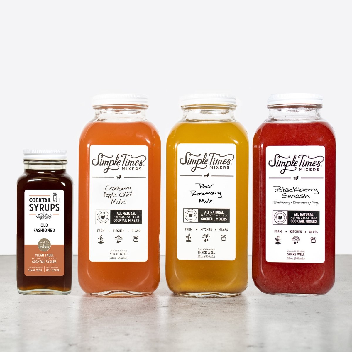 Cocktail Mixers - Alcohol Mixers - Simple Times Mixers - Autumn Nights Bundle