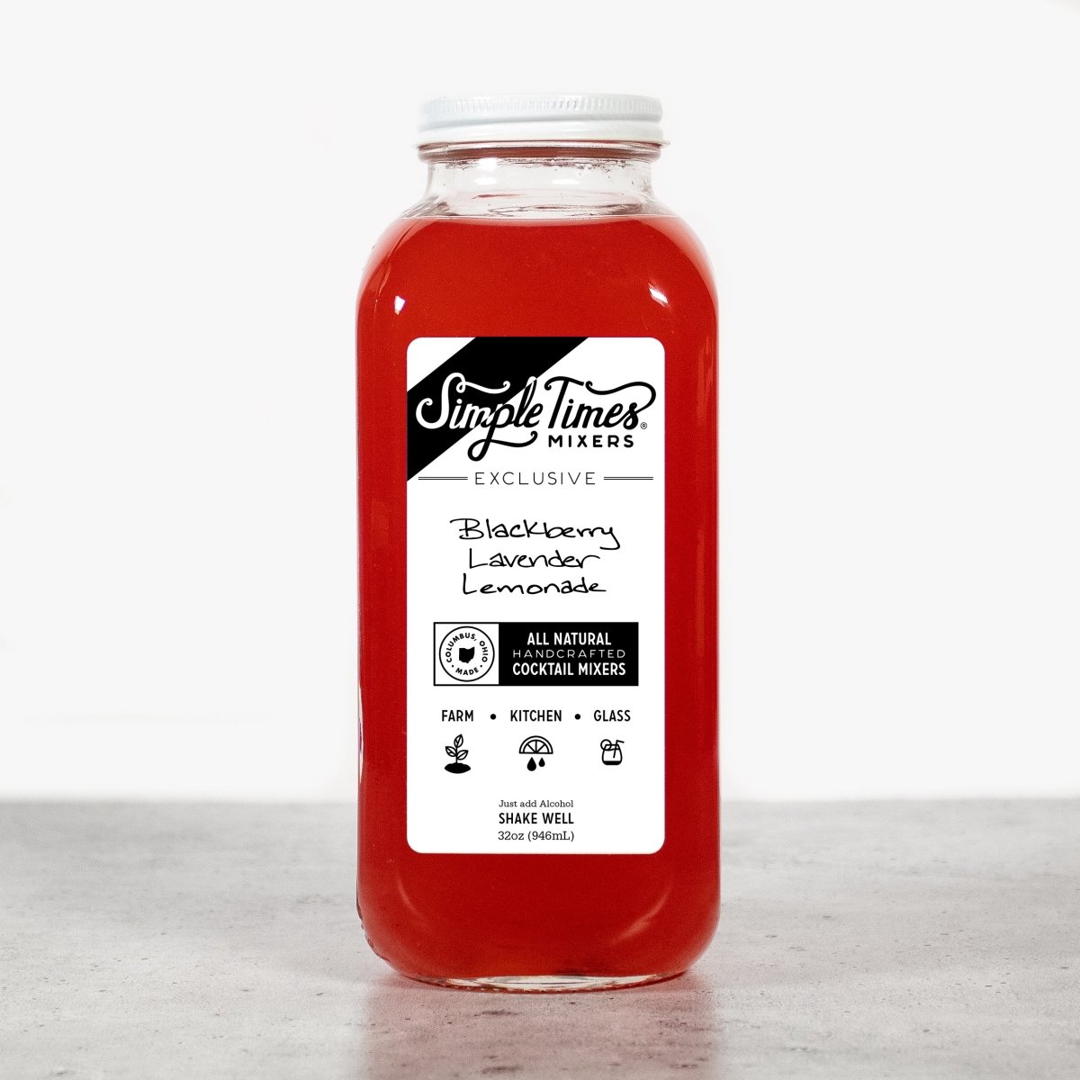Cocktail Mixers - Alcohol Mixers - Simple Times Mixers - Blackberry Lavender Lemonade