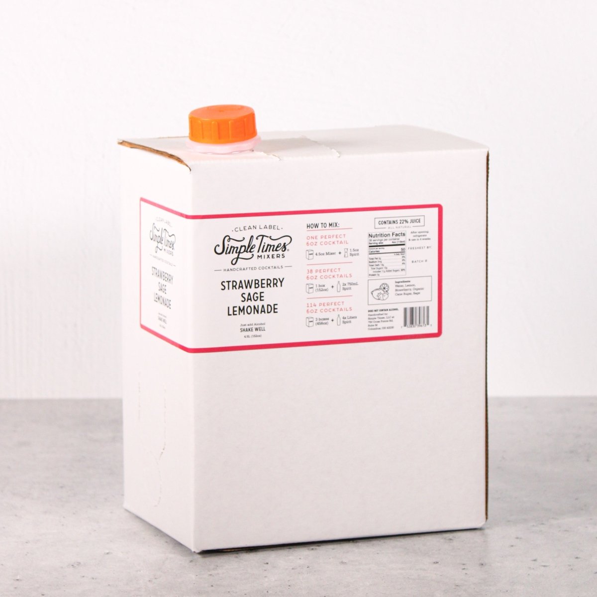 Cocktail Mixers - Alcohol Mixers - Simple Times Mixers - Box of Mixer