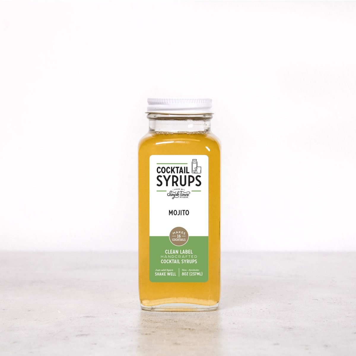 Cocktail Mixers - Alcohol Mixers - Simple Times Mixers - Mojito Cocktail Syrup