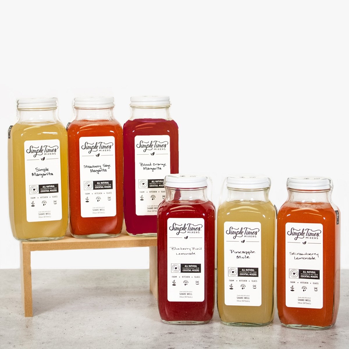 Cocktail Mixers - Alcohol Mixers - Simple Times Mixers - Sampler Pack