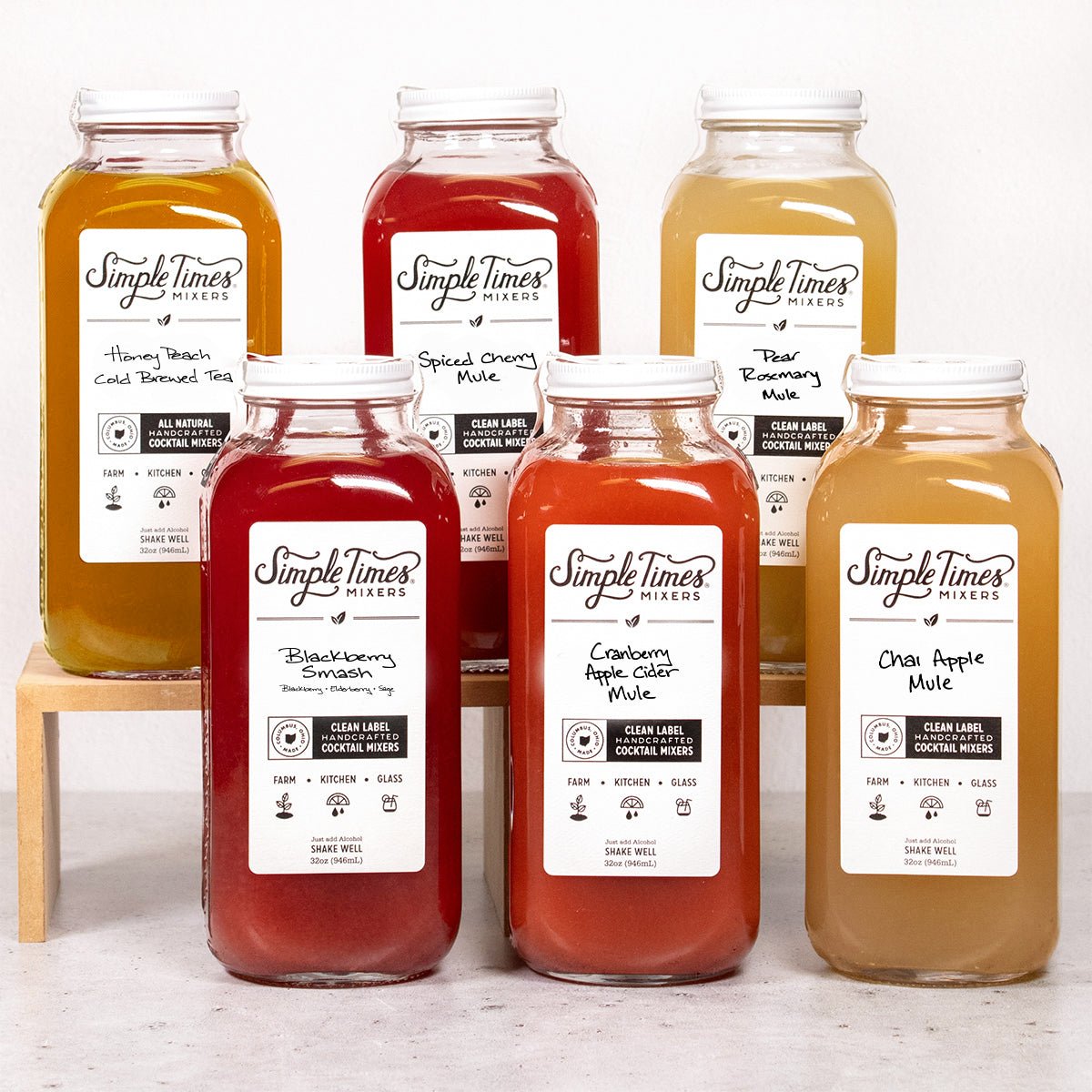 Cocktail Mixers - Alcohol Mixers - Simple Times Mixers - Winter Variety 6 - Pack