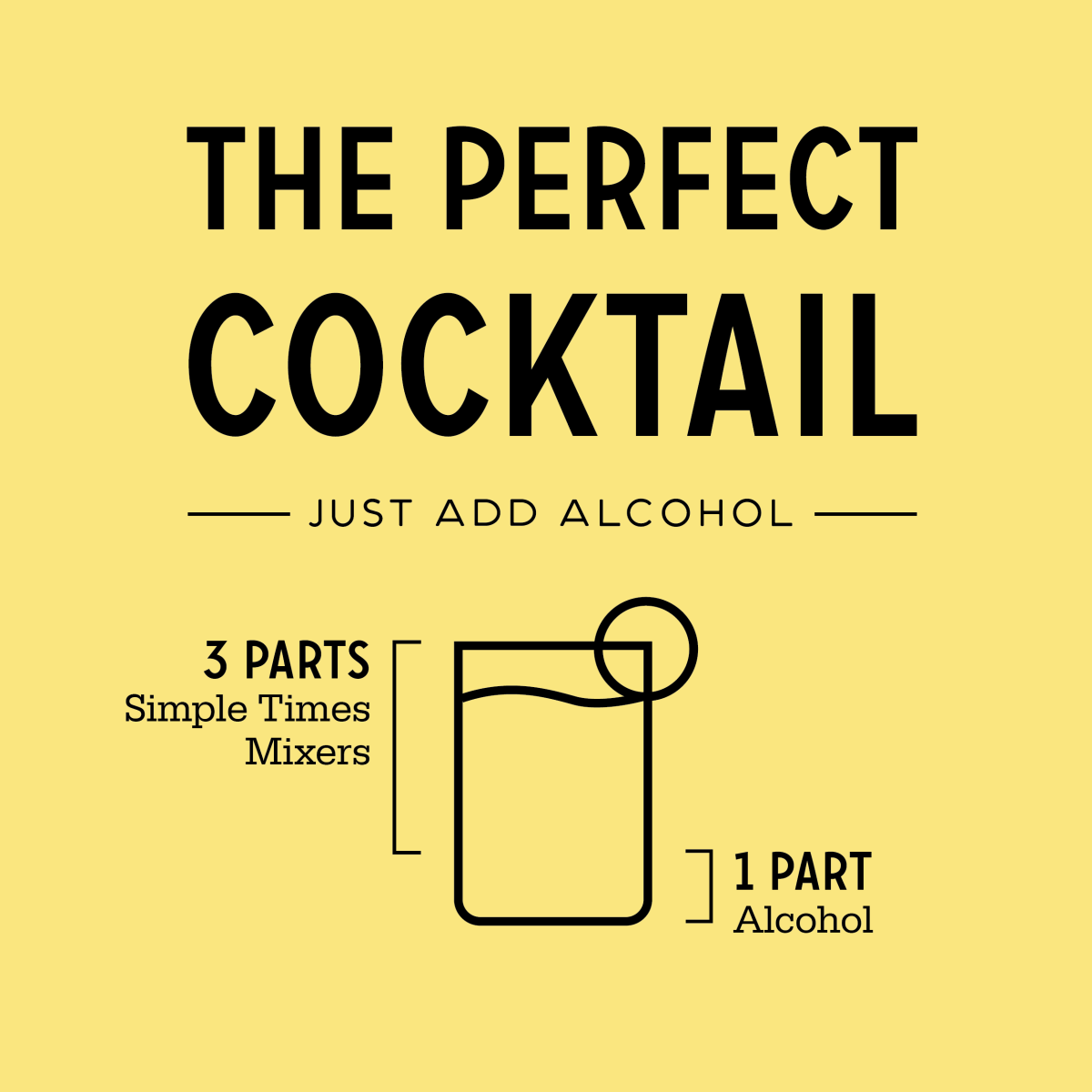 Cocktail Mixers - Alcohol Mixers - Simple Times Mixers - Grapefruit Basil Limeade