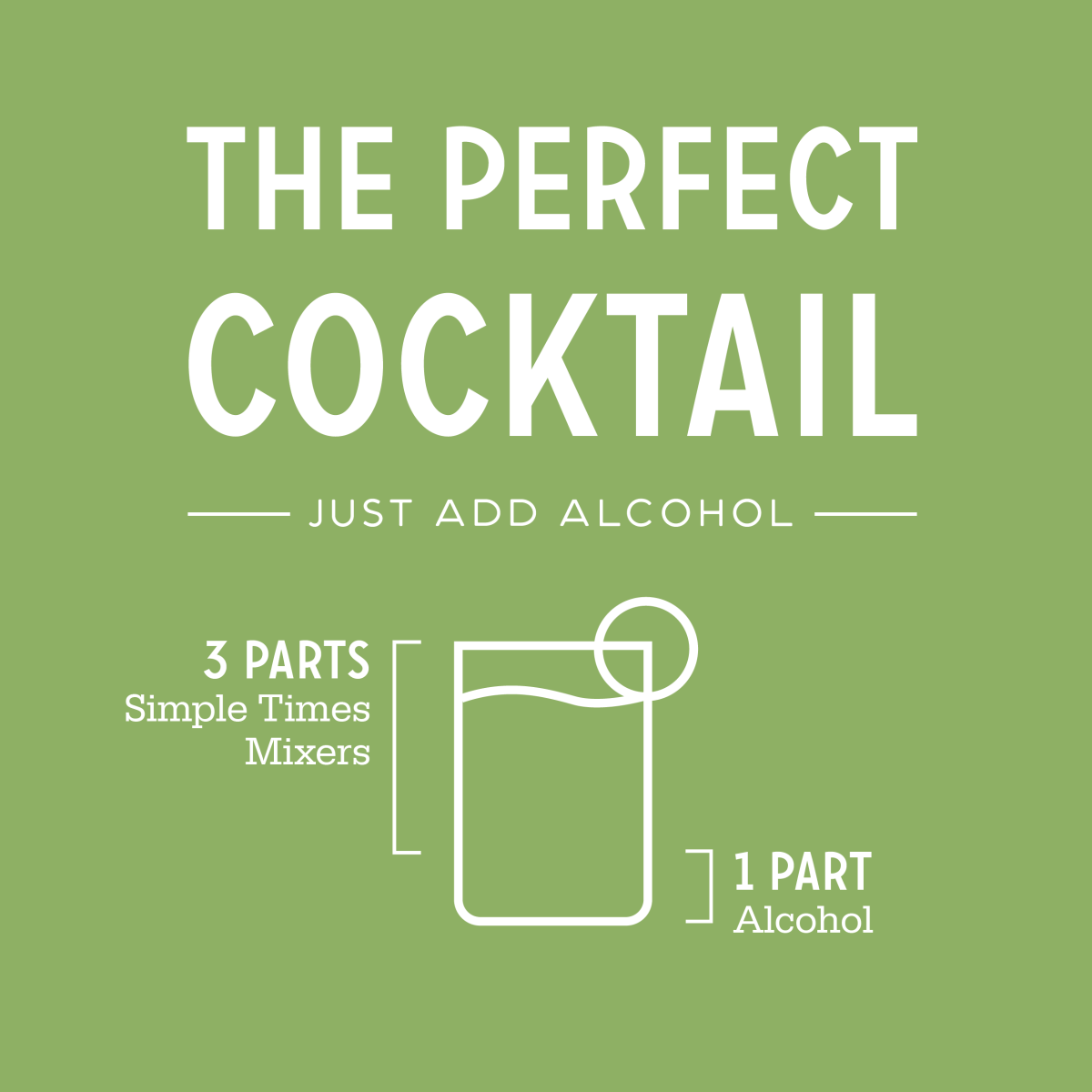 Cocktail Mixers - Alcohol Mixers - Simple Times Mixers - Simple Margarita