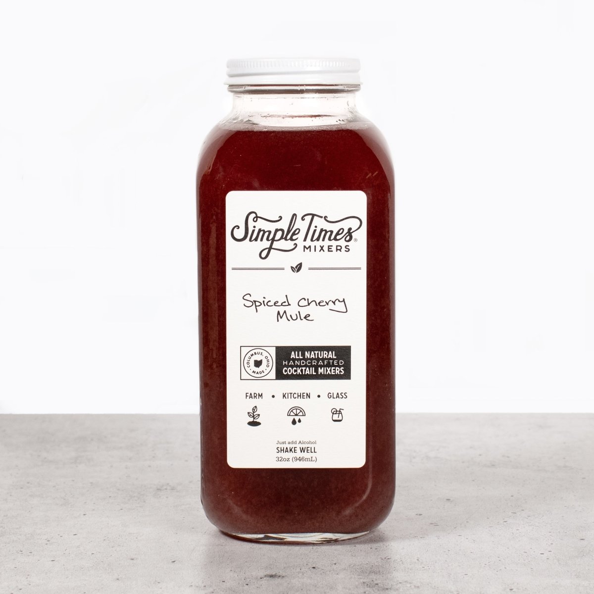 Cocktail Mixers - Alcohol Mixers - Simple Times Mixers - Spiced Cherry Mule