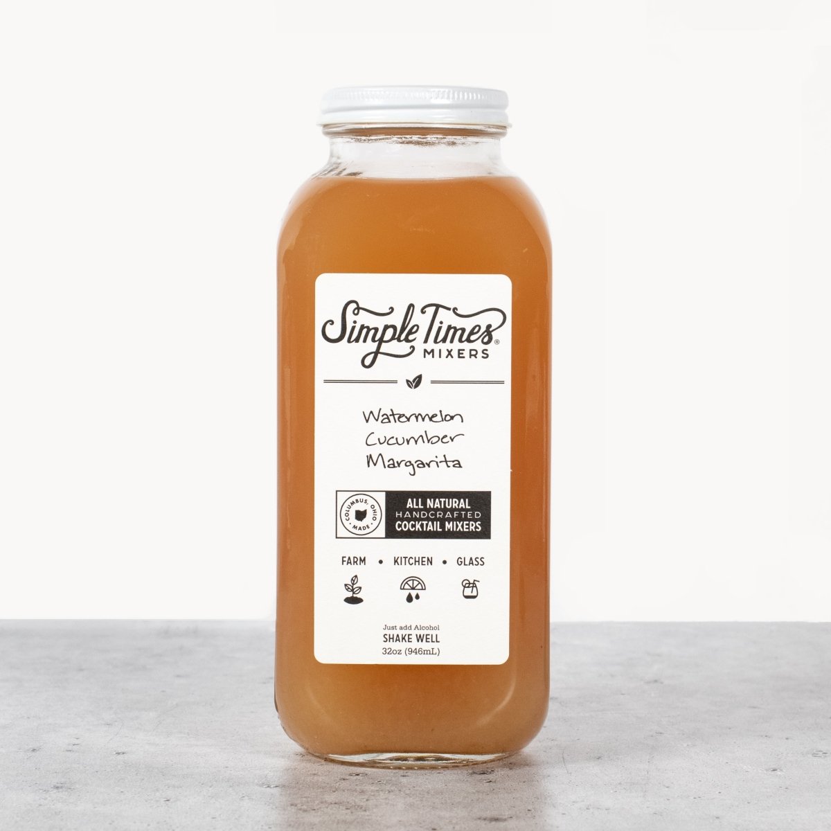 Cocktail Mixers - Alcohol Mixers - Simple Times Mixers - Watermelon Cucumber Margarita